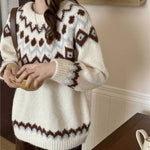 Nordic Charm Knit Sweater