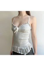 Ruffled Bow Fairy Top