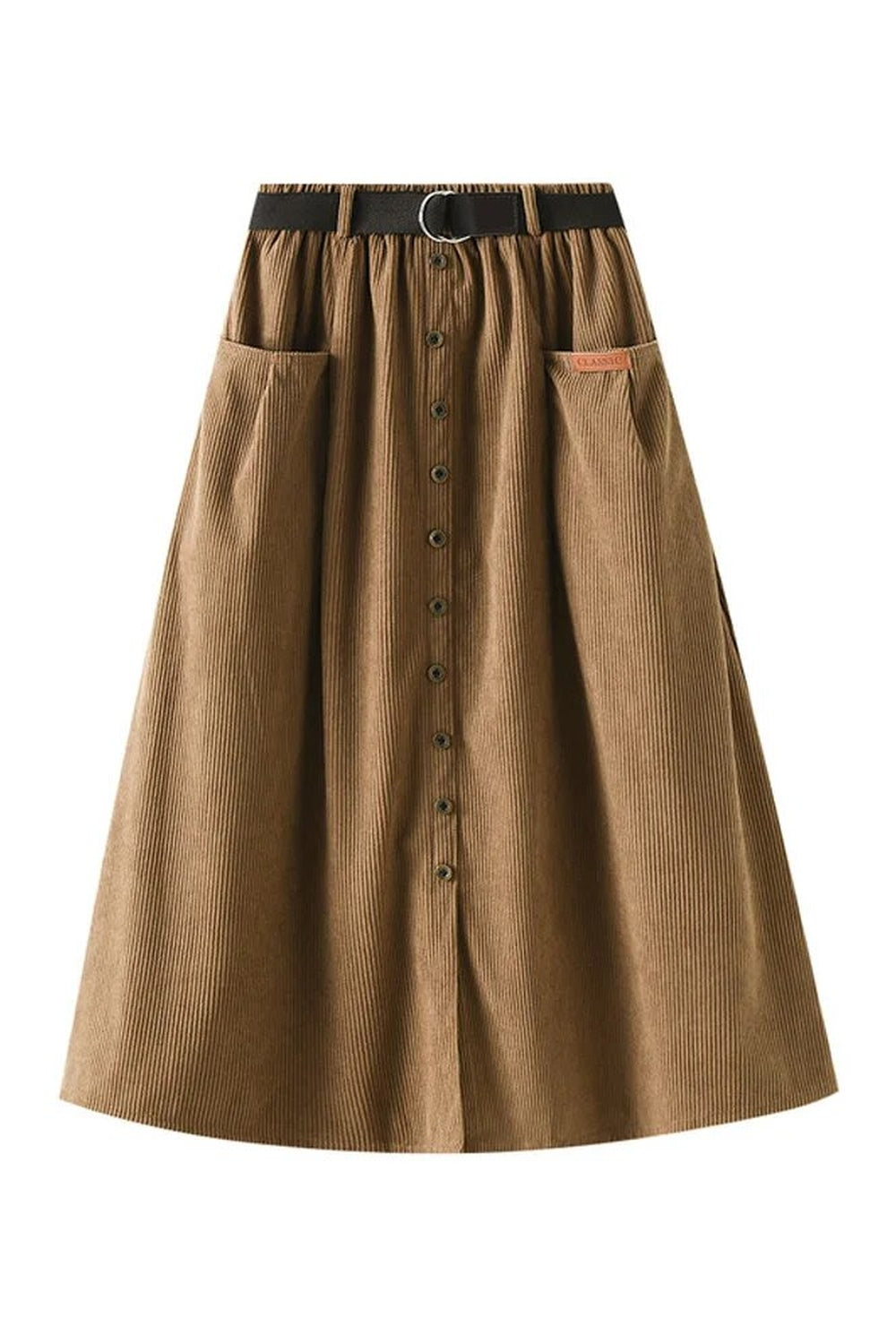 Dark Cottagecore Corduroy Winter Skirt cottagecoreclothes