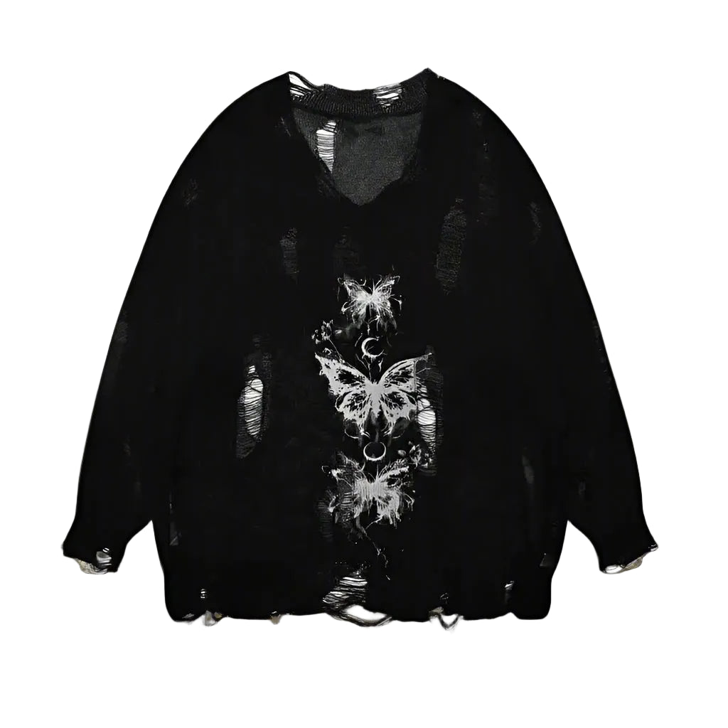 Fallen Butterfly Sweater cottagecoreclothes