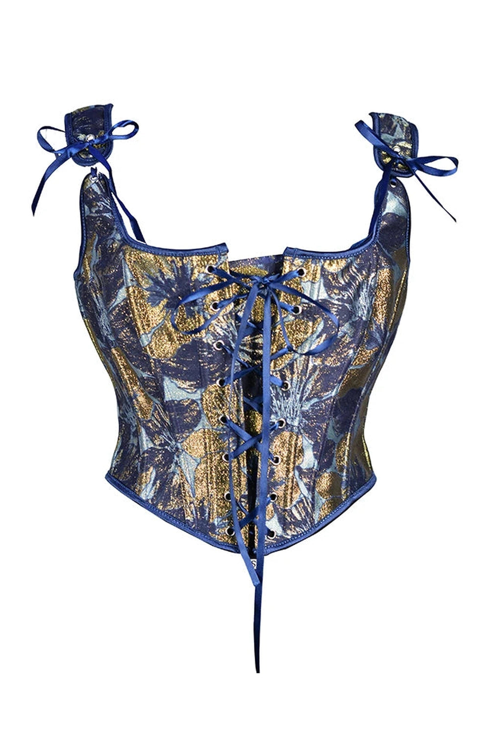 Fairycore Floral Embroidered Corset cottagecoreclothes