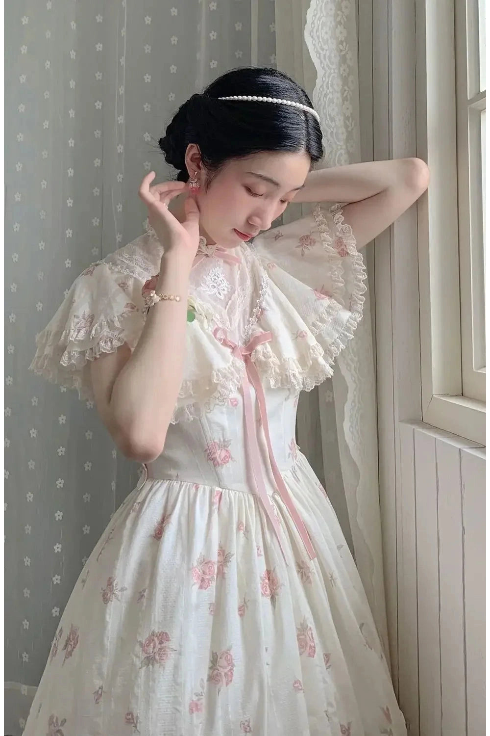 Blush Lace Whisper Dress cottagecoreclothes