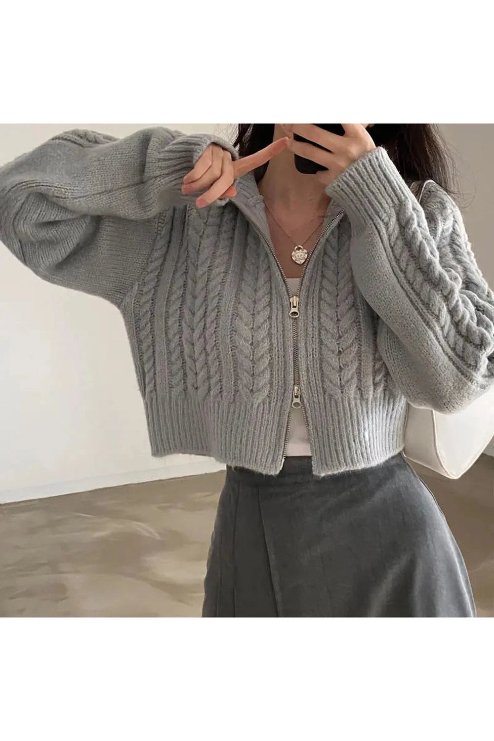 Vintage Chunky Knit Fall Sweater