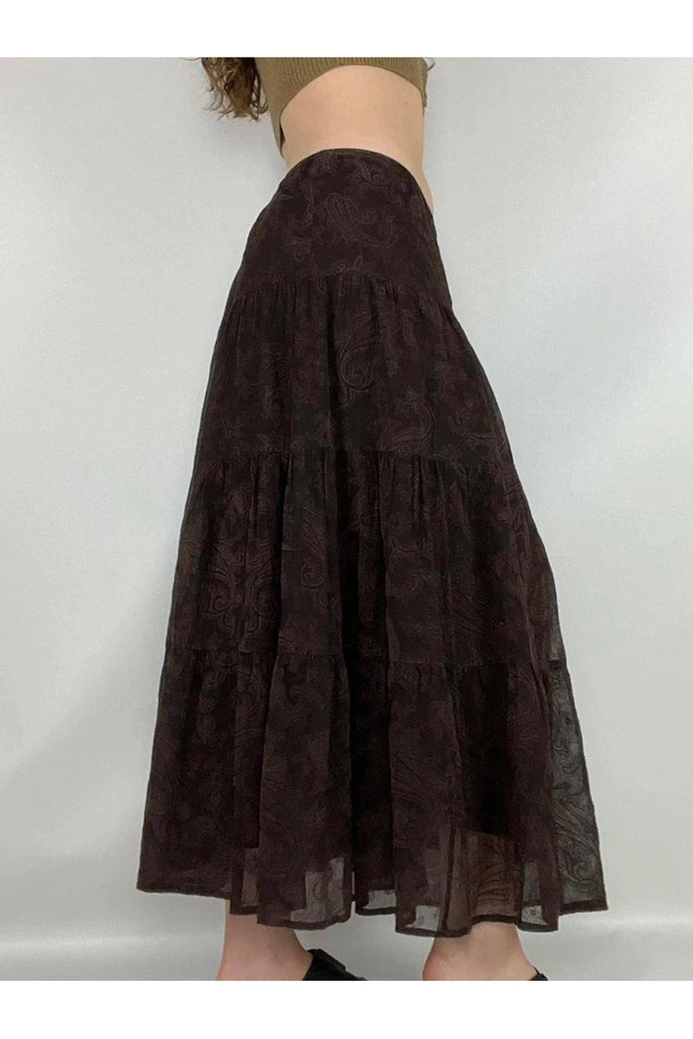 Dark Cottagecore Layered Skirt cottagecoreclothes