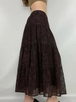 Dark Cottagecore Layered Skirt