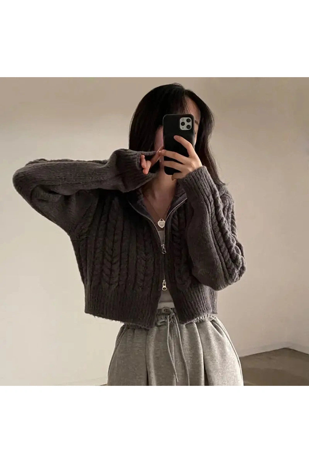 Vintage Chunky Knit Fall Sweater