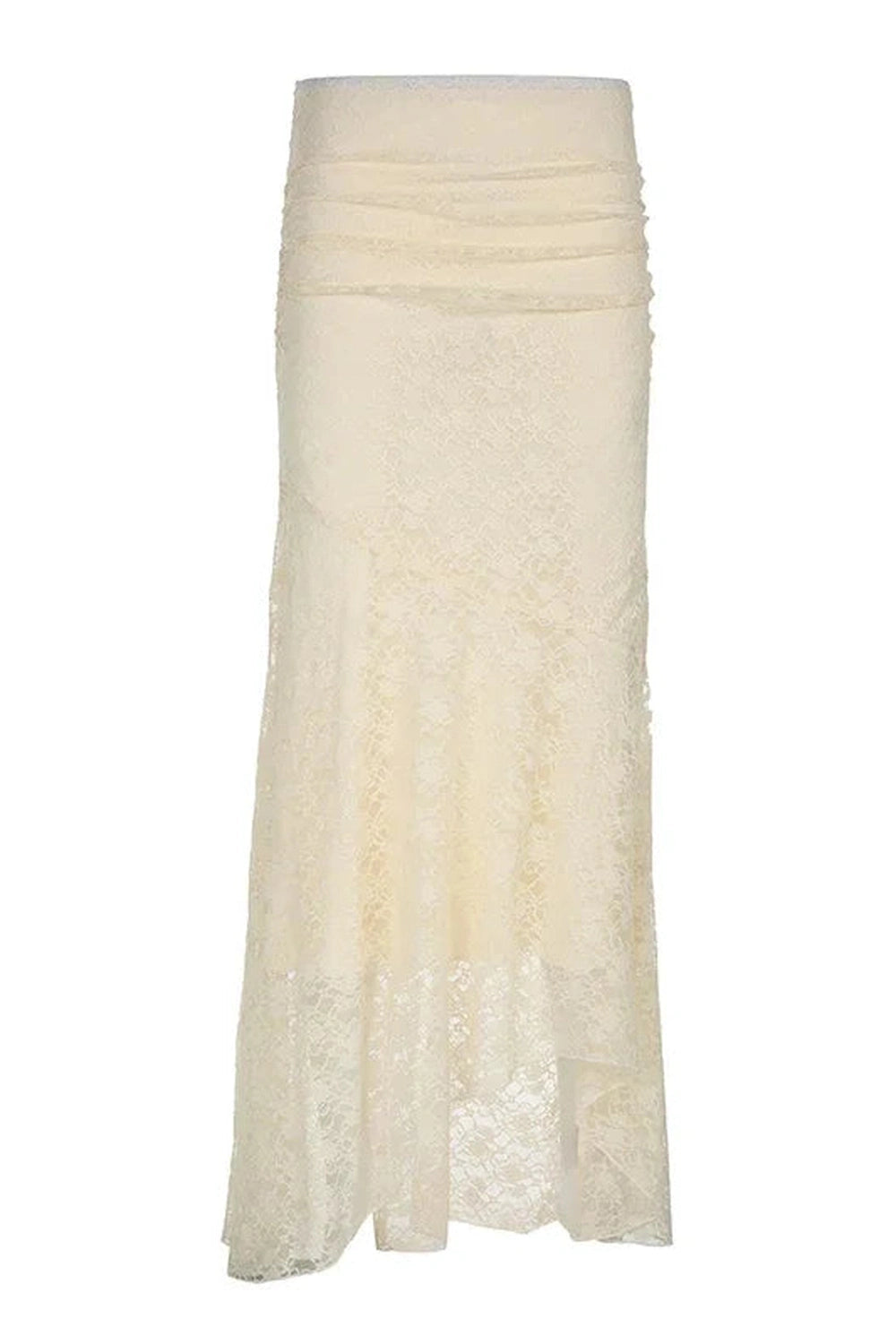 Cottagecore Ivory Lace Maxi Skirt cottagecoreclothes