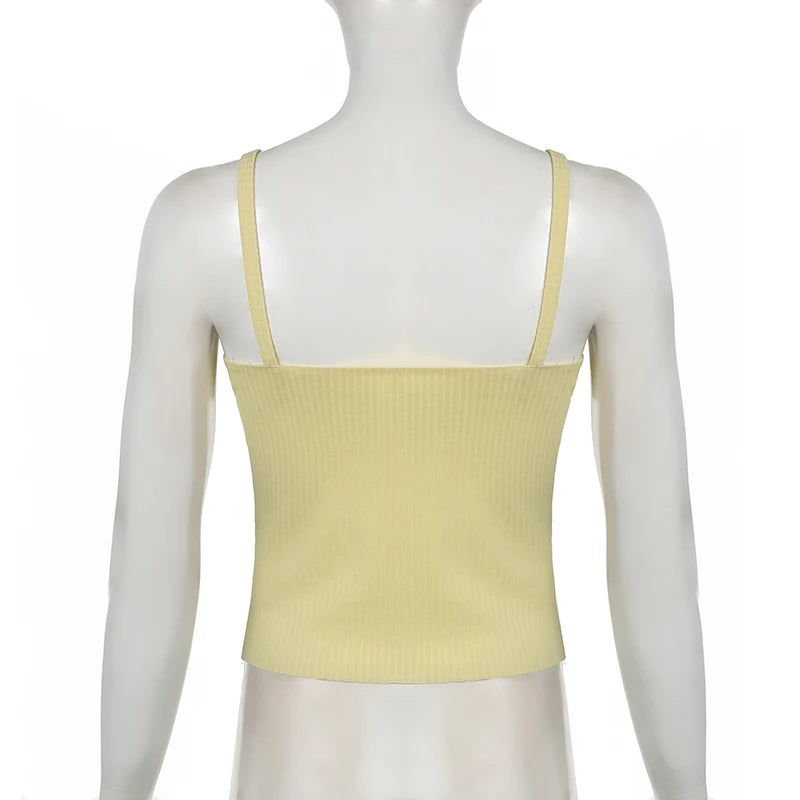 Fairycore Sunshine Ribbed Lace Top cottagecoreclothes