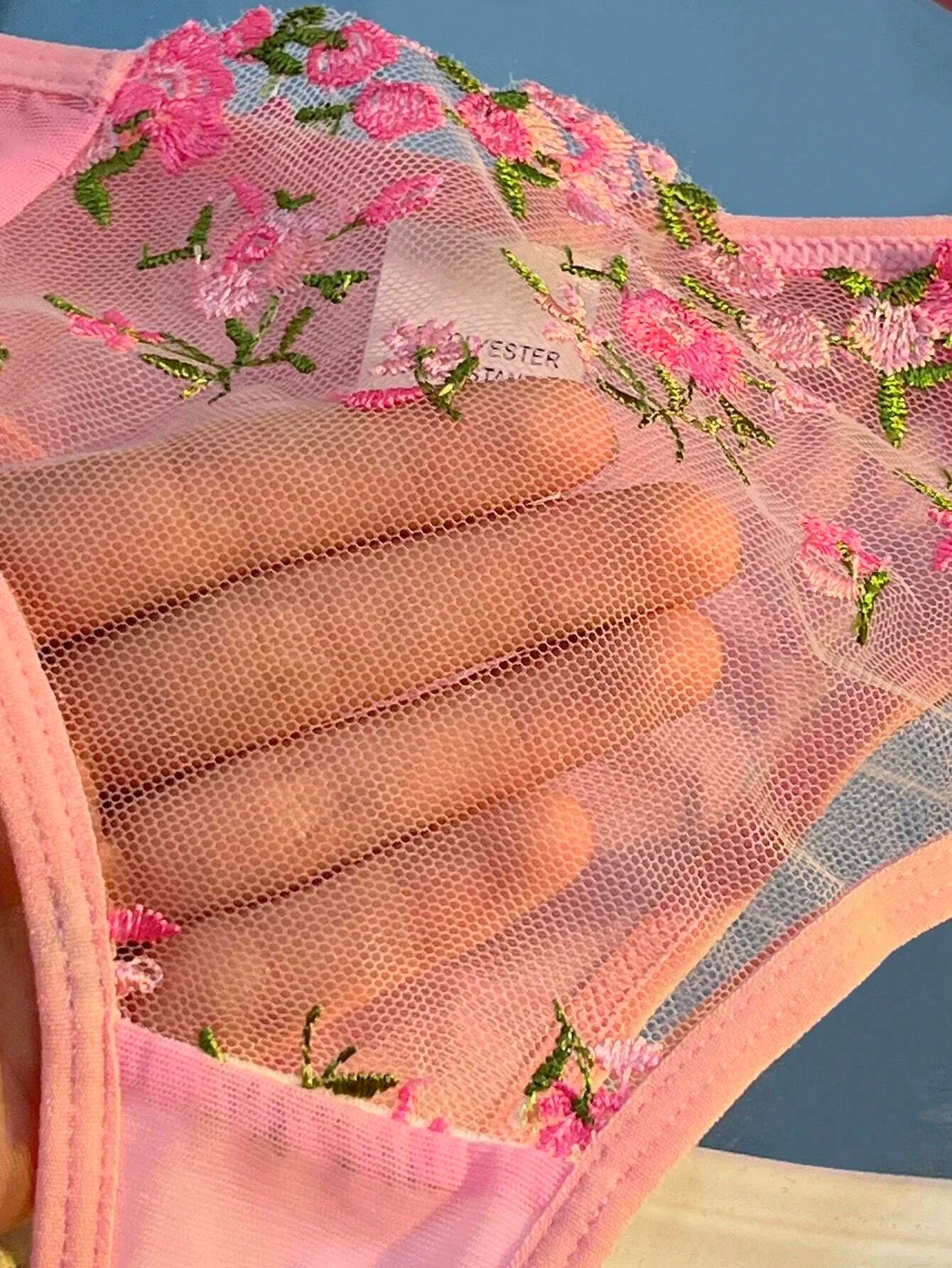 Ethereal Embroidered Lingerie Suit