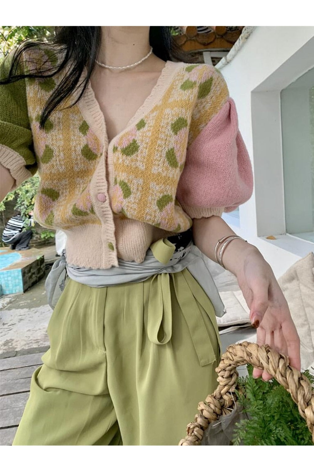 Chic Summer Crop Fall Cardigan cottagecoreclothes
