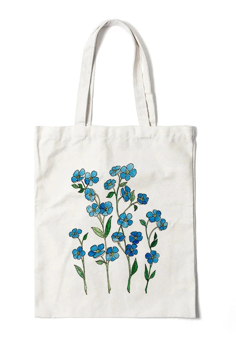 Floral Canvas Tote Bag