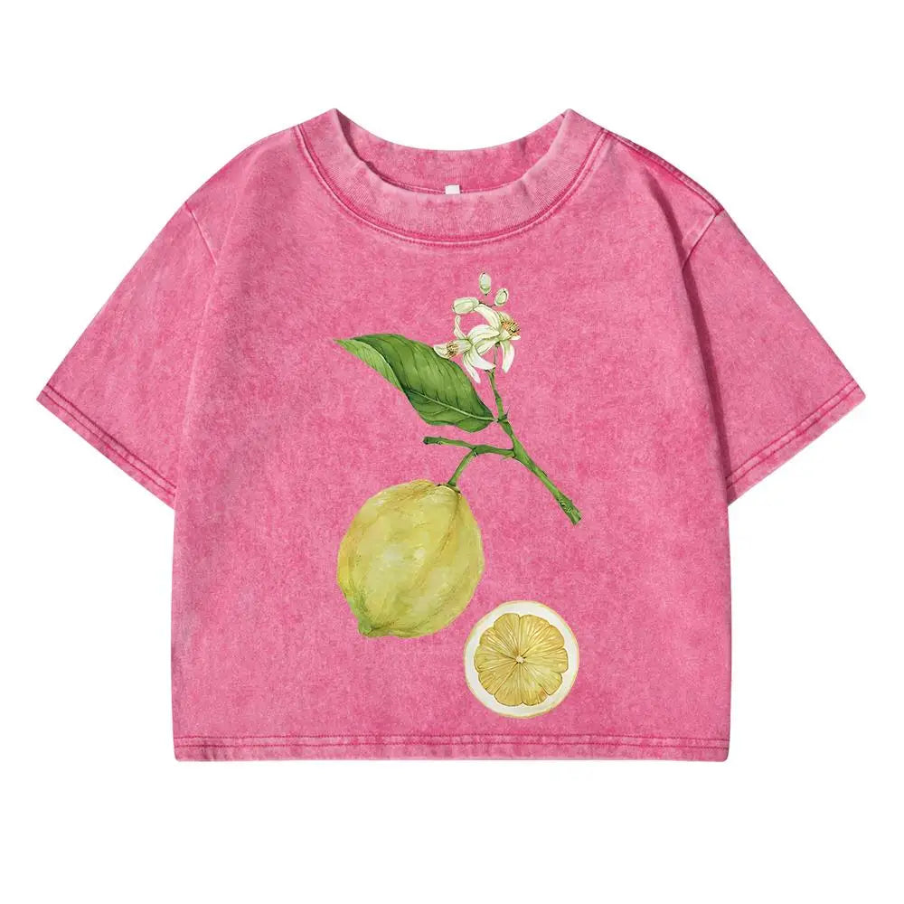 Citrus Blossom Crop T-shirt