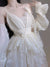 Elegant Floral Lace Vintage Dress