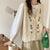 Cottagecore Floral Embroidery Knitted Vest