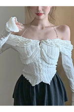 White Sexy Kawaii Blouse