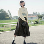 Vintage Classic Tartan Flare Skirt