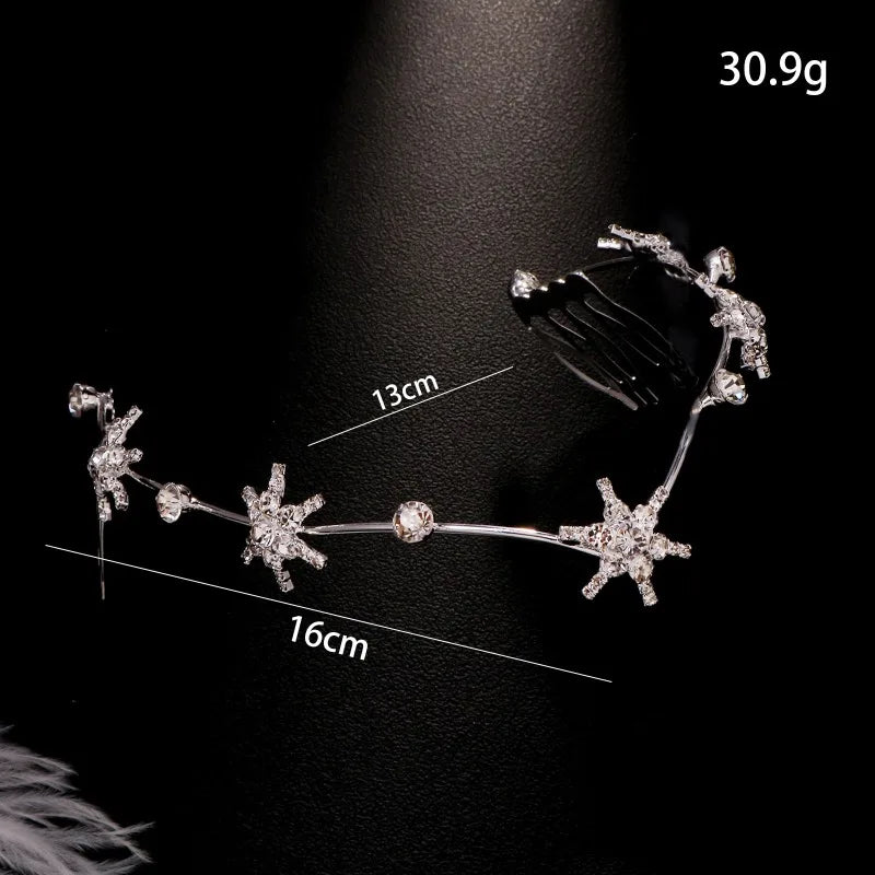 Ethereal Crystal Constellation Hair Pin