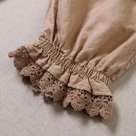 Cotton Linen Victorian Pants