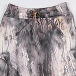 Goblincore Earthy Abstract Layered Skirt