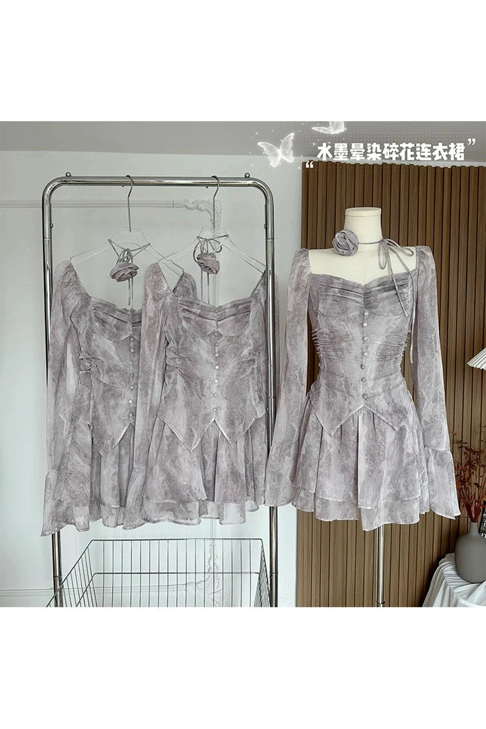 A-Line Mini Evening Dress cottagecoreclothes