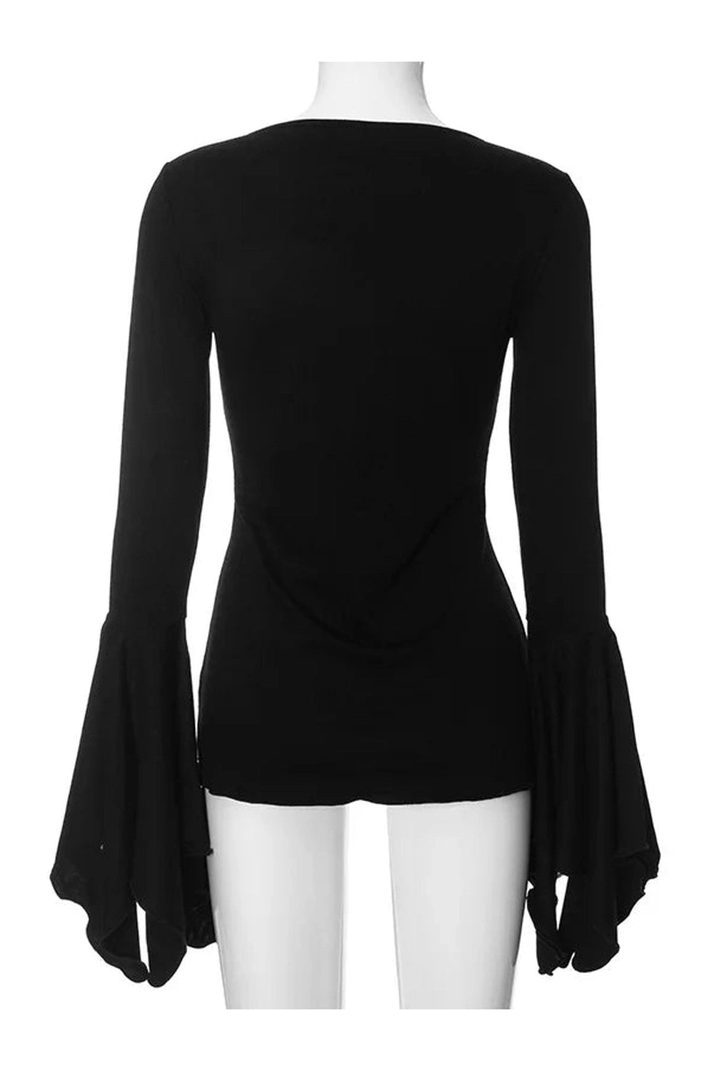 Dark Cottagecore V-Neck Top cottagecoreclothes