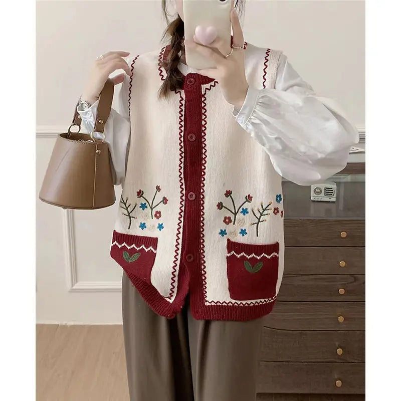 Cottagecore Knit Vest