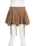 Fairy core Asymmetrical Pleated Skirt