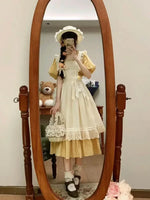 Vintage Countryside Maiden Layered Dress