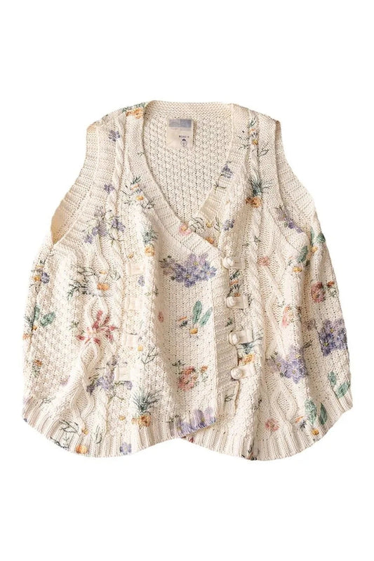 Meadow Whisper Knit Vest cottagecoreclothes