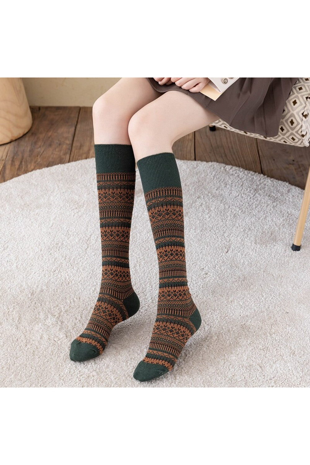 Ethnic Harajuku Striped Socks