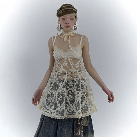 Enchanted Lace Slip Dress