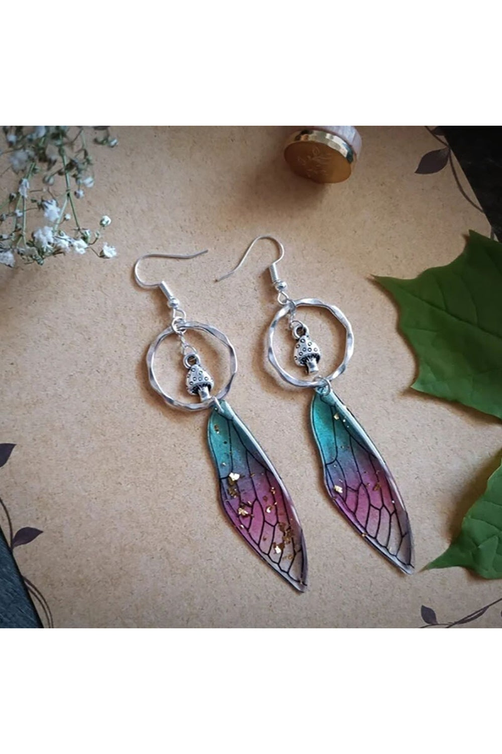 Bee Fairy Wings Earrings