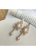 Vintage Baroque Pearl Earrings