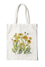 Floral Canvas Tote Bag