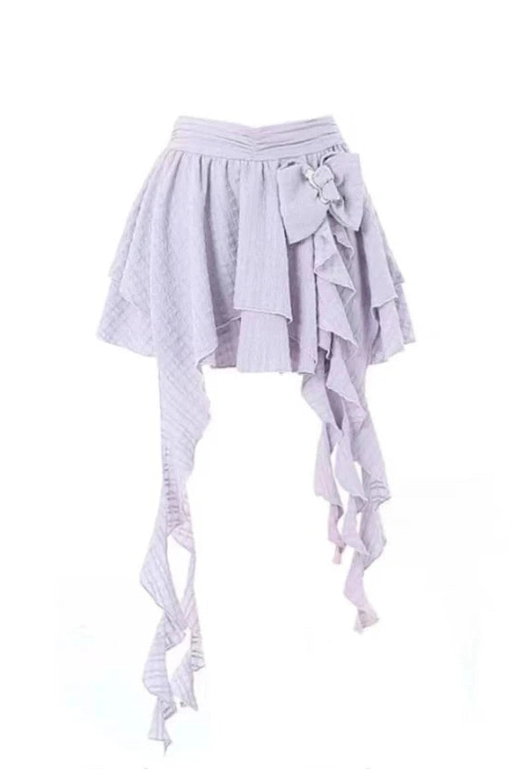 Asymmetrical Bowknot Fairy Skirt