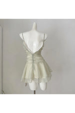 Fairycore Ruffled Tulle Mini Dress