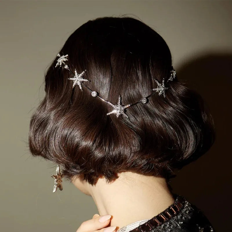 Ethereal Crystal Constellation Hair Pin