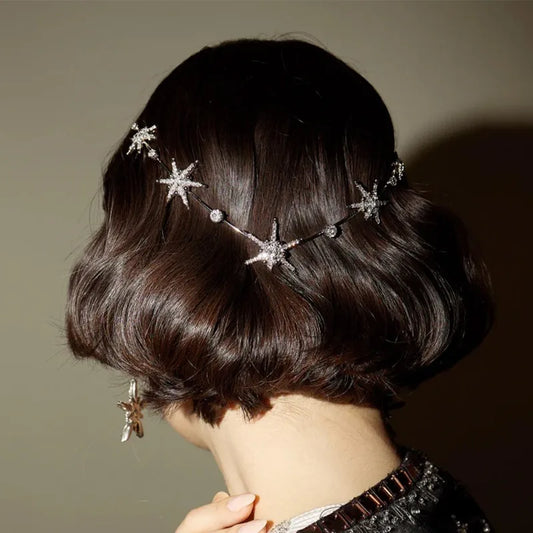 Ethereal Crystal Constellation Hair Pin