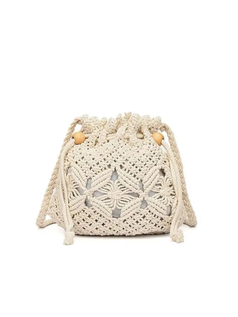 Sun-Kissed Crochet Bucket Bag