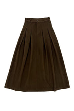 Pleated Midi Skirt