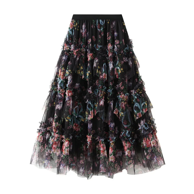 Floral Long Skirts