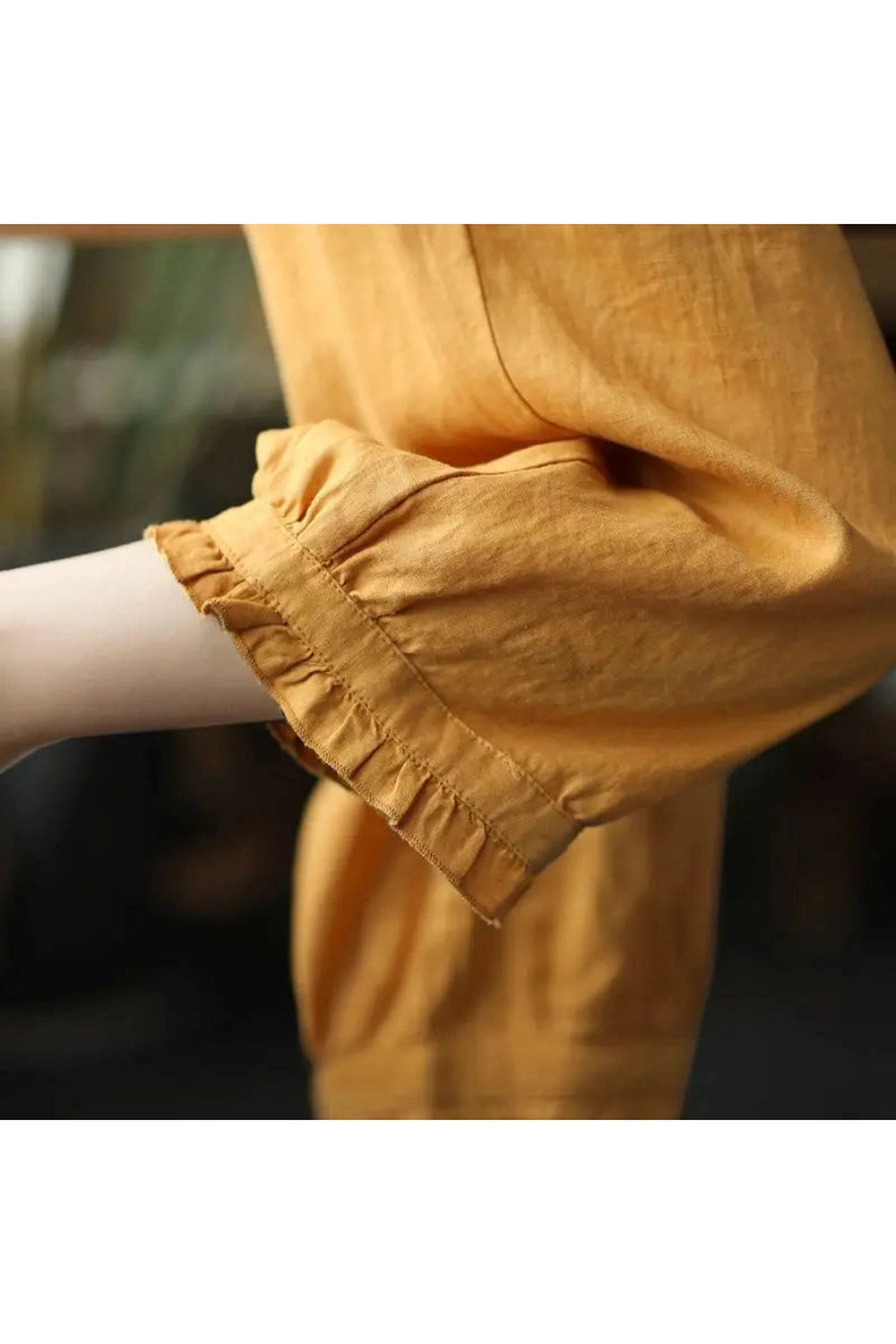 Pleated Loose Harem Pants cottagecoreclothes