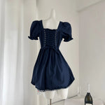 Dark Blue Gothic Princess Dress