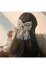 Embroidered Lace Hair Bows