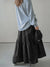 Retro Pleated Fishtail Skirt