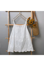 Embroidered Cotton Lace Vest