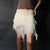 Falda de malla con dobladillo asimétrico Fairycore