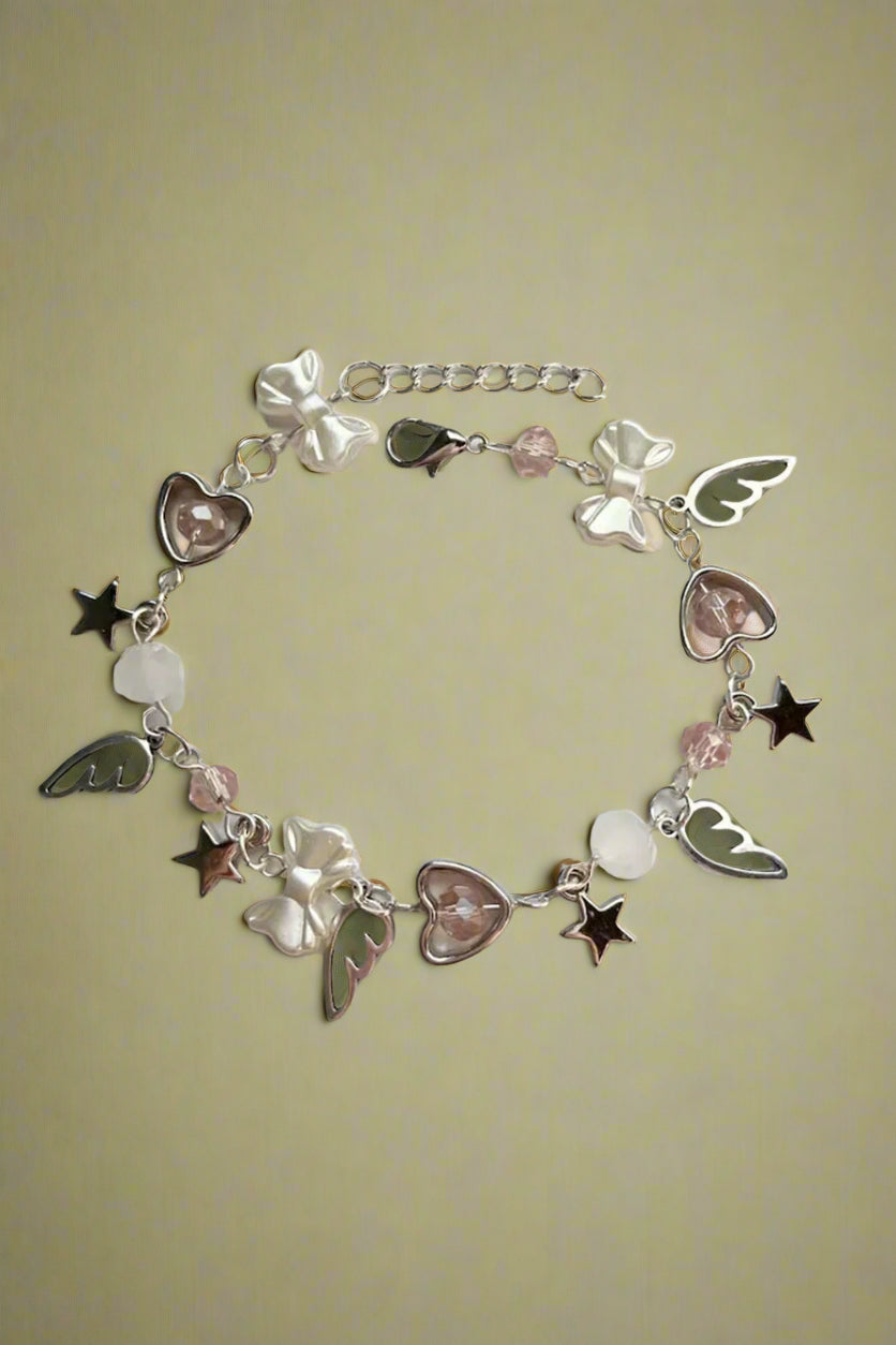 Fairycore Dreamcatcher Charm Bracelet cottagecoreclothes