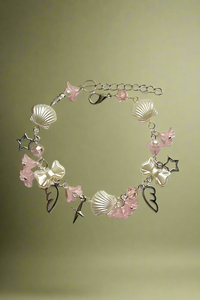 Fairycore Dreamcatcher Charm Bracelet cottagecoreclothes