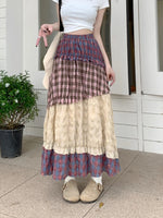 Plaid Umbrella Skirt